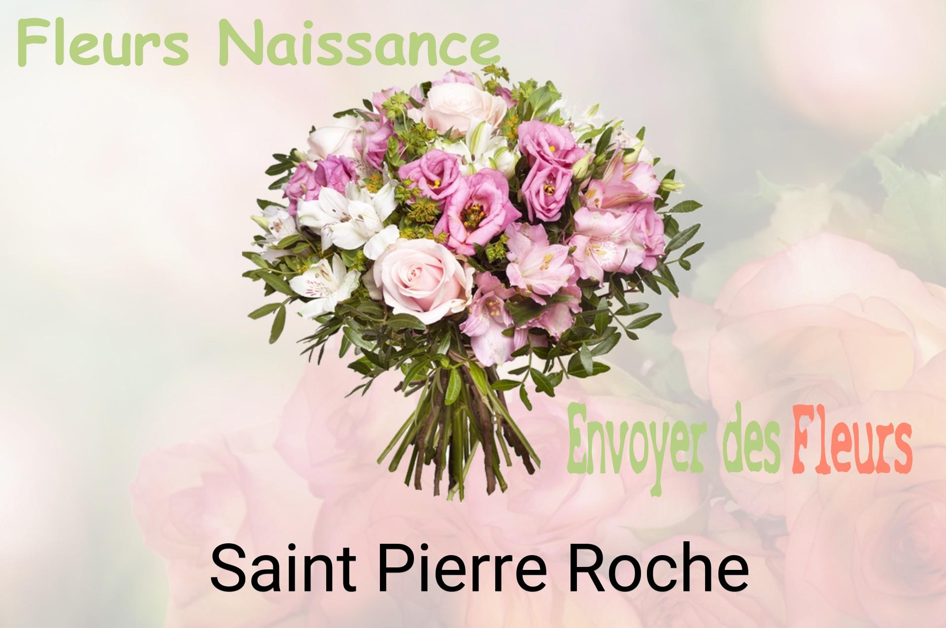 Bouquet de fleurs de naissance livré à Saint-Pierre-Roche
